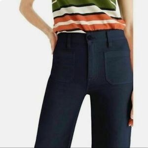 J. Crew Point Sur wide leg crop